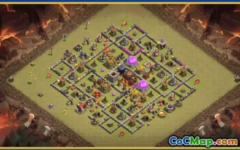 Clash of Clans Base Layouts | Town Hall 10, Trophy & Farming Maps #29134