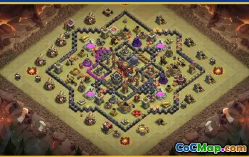 Clash of Clans Base Layouts | Town Hall 10, Trophy & More #29621
