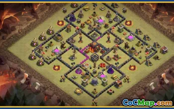 Clash of Clans Base Layouts | Town Hall 10, War, Farming, Trophy #29622