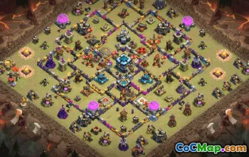 Clash of Clans Base Layouts | Town Hall 13, War & Trophy Maps #31046