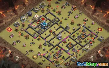 Clash of Clans Base Layouts – Town Hall 13, War & Trophy Maps #32915