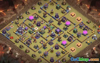 Clash of Clans Base Layouts | Town Hall 15, War & Trophy Maps #32845