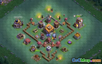 Clash of Clans BH6 Trophy Base: 2500+ Trophies Setup #18964