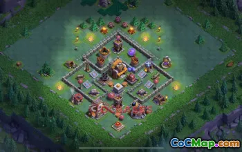 Clash of Clans: Builder Hall 5 Trophy Base to Brass! #19664