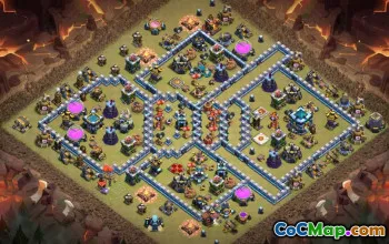 Clash of Clans CoC Base Layouts | Town Hall 13, War & Trophy Bases #31988