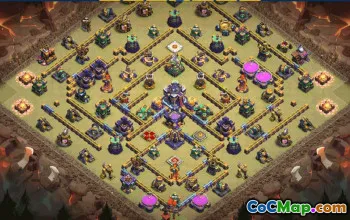 Clash of Clans CoC Base Layouts – Town Hall 15, War & Trophy Bases #30997