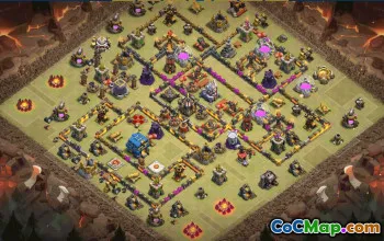 Clash of Clans CoC Town Hall 12 Base Layouts & Maps #31593