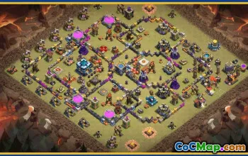Clash of Clans CoC Town Hall 13 Base Layouts & Maps #29981