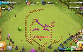 Clash of Clans: Fun Town Hall 6 Base Design & Copy Link #24503