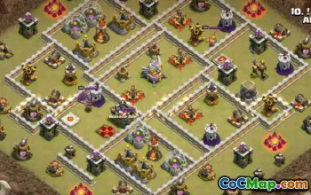 Clash of Clans Th11 Base Layouts & Maps for Home & War #13093