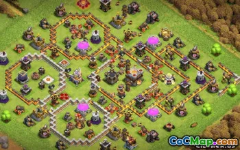 Clash of Clans Th11 Baslayouter: War, Trophy & Hybrid #14481