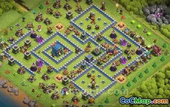 Clash of Clans TH12 Trophy Defense Base with Link 2025 #51512