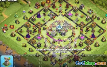 Clash of Clans TH13 Base Layouts & Maps #54398