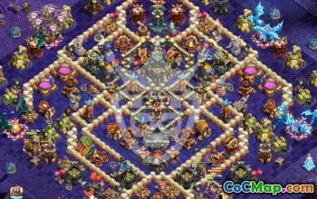 Clash of Clans TH17 Base Copy & Map Links #57314