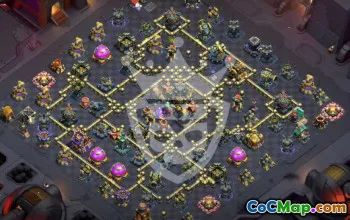 Clash of Clans TH17 Base Layout with Link #55159