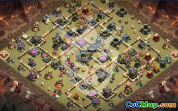 Clash of Clans TH17 Base Layouts with Link #56554