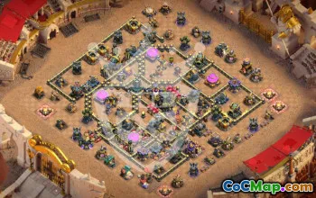 Clash of Clans TH17 Base Layouts with Links #56402