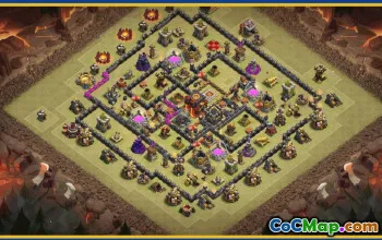 Clash of Clans Town Hall 10 Base Layouts & Links | CoC Maps #30077