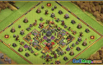 Clash of Clans Town Hall 10 Base Layouts & Map Links #27811