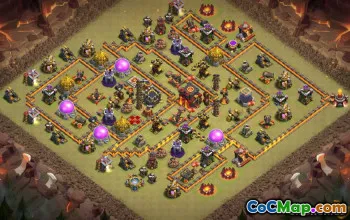 Clash Clash市政厅10基本布局和地图＃10264