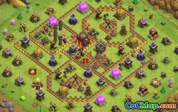 Clash of Clans Town Hall 10 Układy i mapy #14472