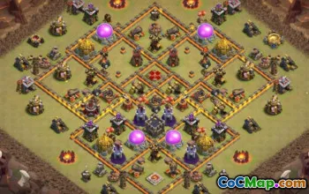 Clash of Clans Town Hall 10 Base Layouts & Maps #15412