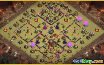 Clash of Clans Town Hall 10 Base Layouts & Maps | CoC Base Copy #27650