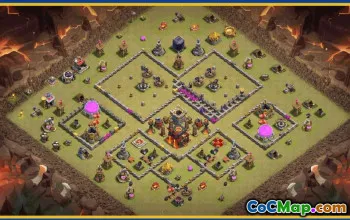 Clash of Clans Town Hall 10 Base Layouts & Maps | CoC Bases #29001