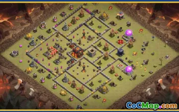 Clash of Clans Town Hall 10 Base Layouts & Maps | Copy & Share #29255