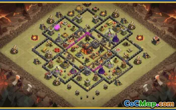 Clash of Clans Town Hall 10 Base Layouts & Maps | Home & Farming Bases #28810