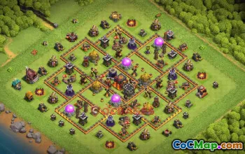 Clash of Clans Town Hall 10 Farming Base | Best Defense & Layout #50786