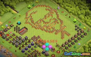 Clash of Clans Town Hall 10 Progress Base & Link #19824