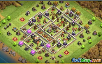 Clash of Clans Town Hall 11 Base Layouts & Links | CoC Maps #27774