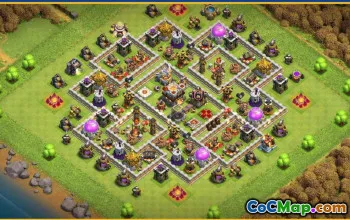 Clash of Clans Town Hall 11 Base Layouts & Maps | CoC Copy Links #27776
