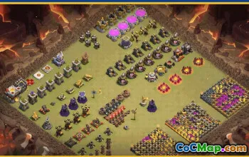 Clash of Clans Town Hall 11 Base Layouts & Maps | Copy & Link #29948
