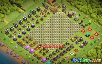 Clash of Clans: Town Hall 11 Progress Base Guide #21845