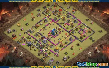 Clash of Clans Town Hall 12 Base Layouts & Map Links #30553