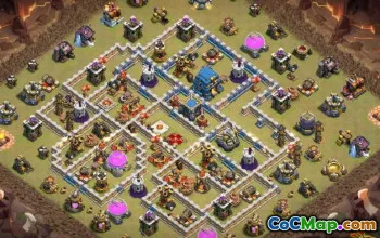 Clash of Clans Town Hall 12 Układy i mapy nr 13279