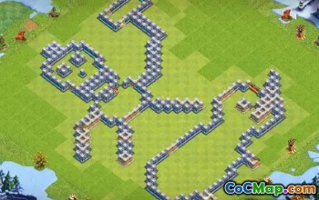 Clash Clash市政厅12基本布局和地图＃9895