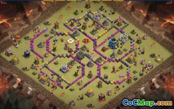 Clash of Clans Town Hall 12 Base Layouts & Maps | CoC CoC Maps #31000