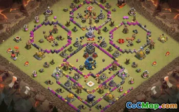 Clash of Clans Town Hall 12 Base Layouts & Maps | CoC War & Trophy Bases #31002