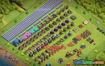 Clash of Clans Town Hall 12 Progress Base & Copy Link #21156