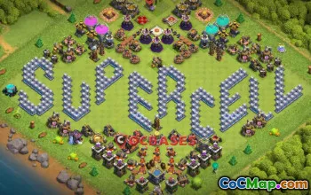 Clash of Clans Town Hall 12 Progress Base & Copy Link #21316