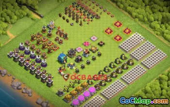 Clash of Clans: Town Hall 12 Progress Base & Copy Link #21991