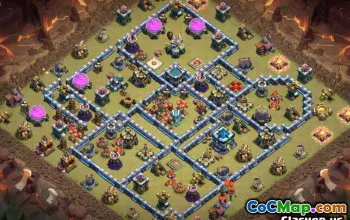 Clash of Clans radnice 13 Base Layouts & Maps #13645