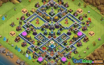 Clash of Clans radnice 13 Base Layouts & Maps #14227