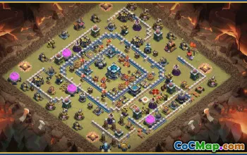 Clash of Clans Town Hall 13 Base Layouts & Maps | CoC Guide #29261
