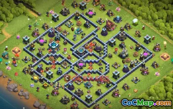 Clash of Clans Town Hall 13 Trophy Base | Copy Link #49528