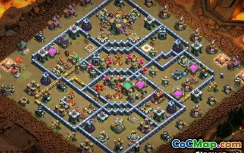 Clash of Clans Town Hall 14 ბაზის განლაგება და რუქები #13048