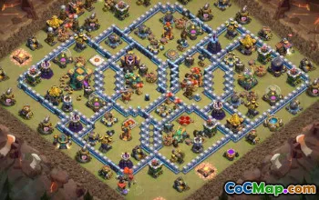 Clash of Clans Ратуша 14 базовых макетов и карт #13070